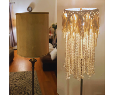 before after lamp