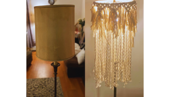 before after lamp