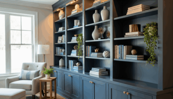 IKEA Billy bookcase built-in hack